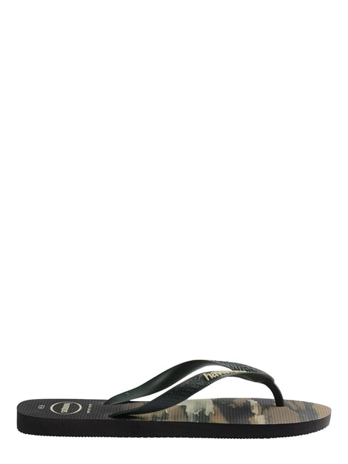 flip flops TOP CAMU black/green olive - Unisex shoes
