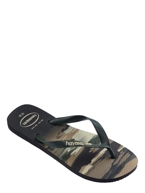 flip flops TOP CAMU black/green olive - Unisex shoes