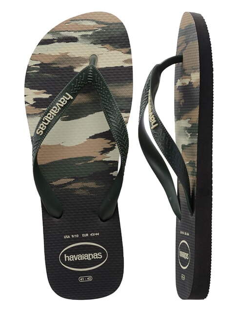 flip flops TOP CAMU black/green olive - Unisex shoes