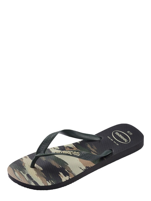 flip flops TOP CAMU black/green olive - Unisex shoes