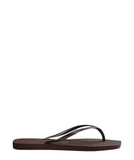 HAVAIANAS SLIM SQUARE Square Toe Flip Flops darkbro - Women&rsquo;s shoes - 2