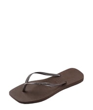 HAVAIANAS SLIM SQUARE Square Toe Flip Flops darkbro - Women&rsquo;s shoes - 3