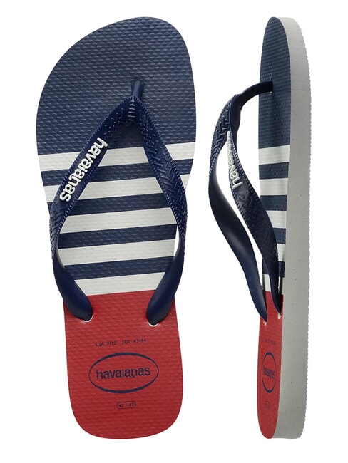 flip flops TOP NAUTICAL white/marine blue/apache red - Men&rsquo;s shoes