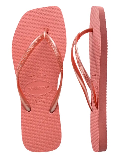 SLIM SQUARE Square Toe Flip Flops canyon clay - Women&rsquo;s shoes