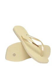 HAVAIANAS SQUARE LOGO Flip flops buttercream - Women&rsquo;s shoes - 4