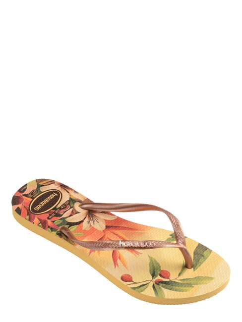  SLIM TROPICAL flip flops yellow box - Women&rsquo;s shoes