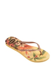 HAVAIANAS  SLIM TROPICAL flip flops yellow box - Women&rsquo;s shoes - 3