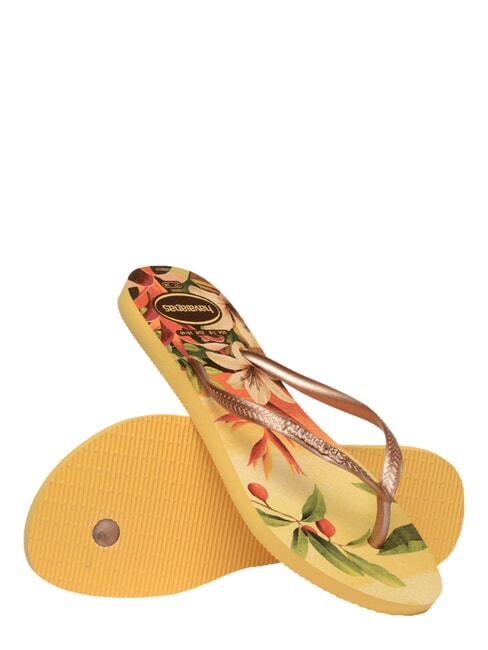  SLIM TROPICAL flip flops yellow box - Women&rsquo;s shoes