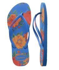 HAVAIANAS SLIM SUMMER BLISS Flip-flops brilliant blue - Women&rsquo;s shoes - 5