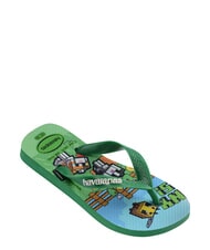 HAVAIANAS MINECRAFT Flip-flops green 4 - Baby Shoes - 2