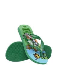 HAVAIANAS MINECRAFT Flip-flops green 4 - Baby Shoes - 4