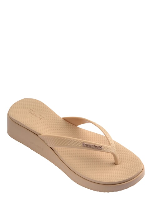 HIGH PLATFORM Flip-flops golden - Women&rsquo;s shoes