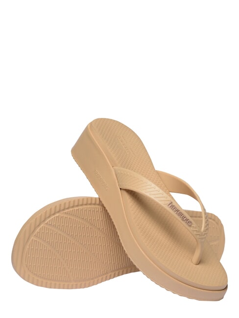 HIGH PLATFORM Flip-flops golden - Women&rsquo;s shoes