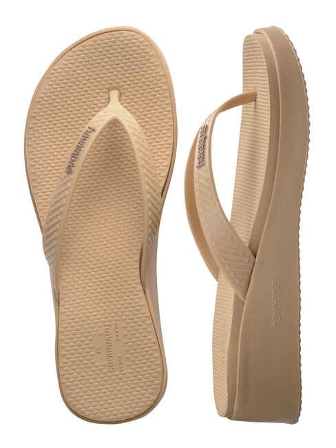 HIGH PLATFORM Flip-flops golden - Women&rsquo;s shoes