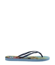 HAVAIANAS  SLIM TROPICAL flip flops blue/blue - Women&rsquo;s shoes - 2