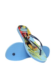 HAVAIANAS  SLIM TROPICAL flip flops blue/blue - Women&rsquo;s shoes - 4