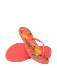 HAVAIANAS SLIM SUMMER BLISS Flip-flops tropical coral - Women&rsquo;s shoes - 4