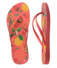 HAVAIANAS SLIM SUMMER BLISS Flip-flops tropical coral - Women&rsquo;s shoes - 5