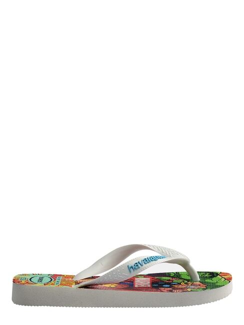 TOP MARVEL 2 Flip-flops WHITE / WHITE / BLUE - Baby Shoes