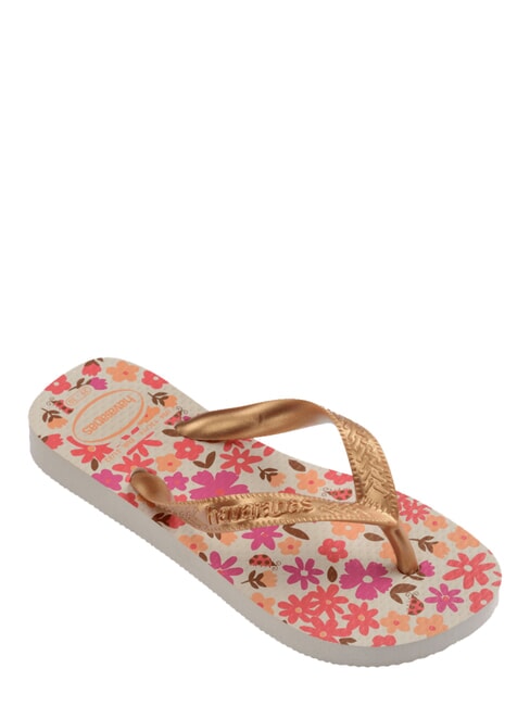 FLORES Flip-flops beige/golden - Baby Shoes