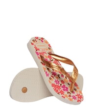 HAVAIANAS FLORES Flip-flops beige/golden - Baby Shoes - 4