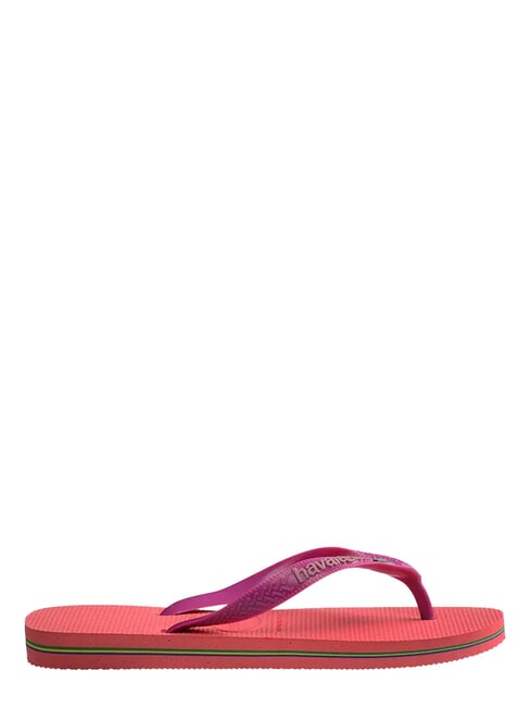 BRASIL LOGO Men's flip flops coral/pink - Unisex shoes