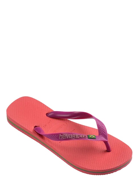 BRASIL LOGO Men's flip flops coral/pink - Unisex shoes