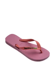 HAVAIANAS BRASIL LOGO Men's flip flops chiffon roses - Unisex shoes - 3
