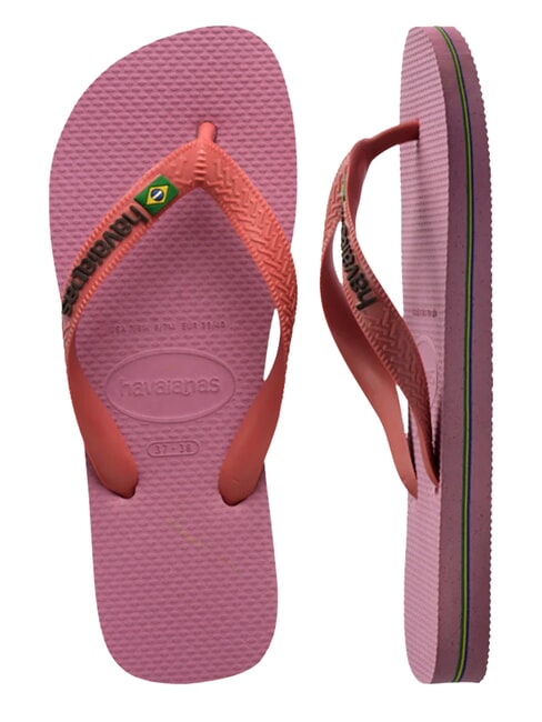 BRASIL LOGO Men's flip flops chiffon roses - Unisex shoes