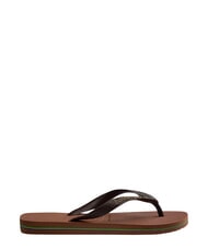 HAVAIANAS BRASIL LOGO Men's flip flops rust/dark brown - Unisex shoes - 2