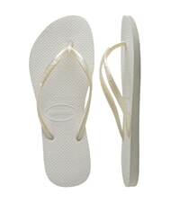 HAVAIANAS flip flops SLIM white - Women&rsquo;s shoes - 5