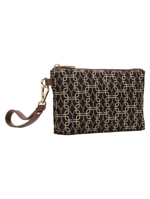 AUDREY Necessaire with cuff tobacco - Beauty Case