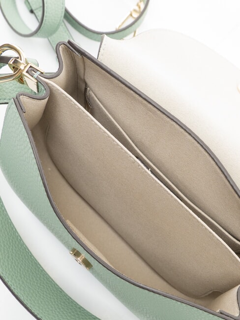 GARDENIA Mini shoulder bag, in leather mineral greens - Women&rsquo;s Bags