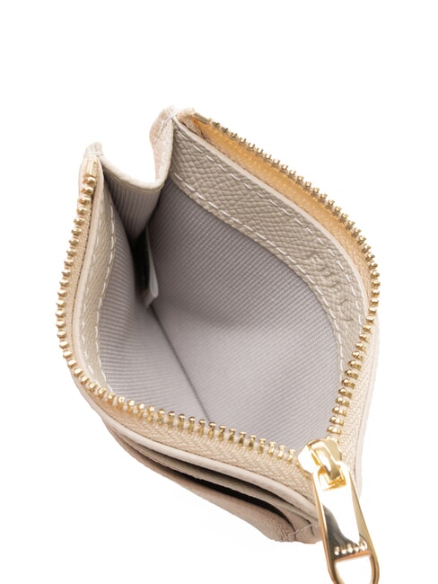 GARDENIA Flat leather card holder pearl - Women&rsquo;s Wallets