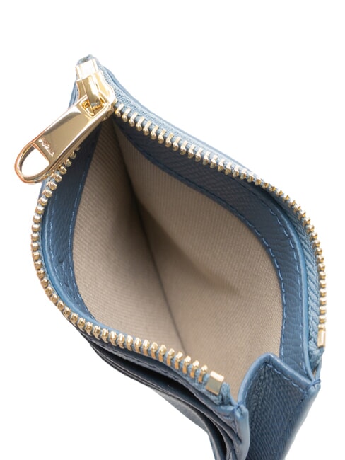 GARDENIA Flat leather card holder denim - Women&rsquo;s Wallets