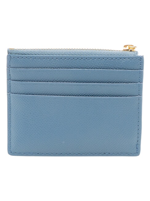 GARDENIA Flat leather card holder denim - Women&rsquo;s Wallets