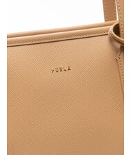 FURLA CLASSIC Andromeda print leather shopper bag desert - Women&rsquo;s Bags - 3