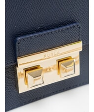 FURLA BELLA  Mini shoulder bag, in leather ink blue - Women&rsquo;s Bags - 3