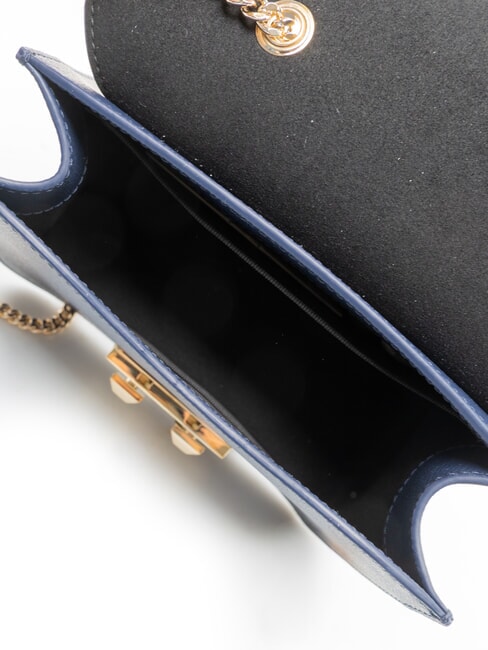 BELLA  Mini shoulder bag, in leather ink blue - Women&rsquo;s Bags