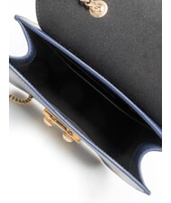 FURLA BELLA  Mini shoulder bag, in leather ink blue - Women&rsquo;s Bags - 5