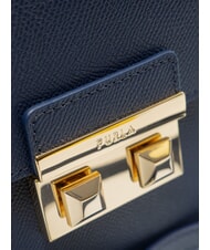 FURLA BELLA Small leather bag st andromeda ink blue - Women&rsquo;s Bags - 4