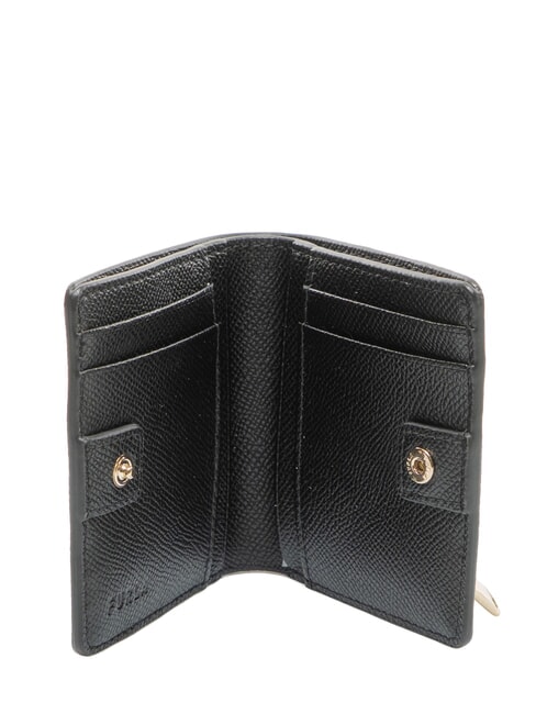 GARDENIA Vertical leather wallet Black - Women&rsquo;s Wallets