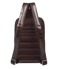 PIQUADRO BLUE SQUARE Single shoulder backpack portability MAHOGANY - Laptop backpacks - 4
