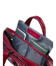 PIQUADRO folder BLUE SQUARE line, 14 "PC holder RED - Work Briefcases - 5