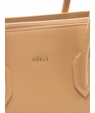 FURLA GARDENIA Andromeda print leather handbag desert - Women&rsquo;s Bags - 3
