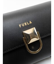 FURLA CIRCE Mini shoulder bag, in leather Black - Women&rsquo;s Bags - 3