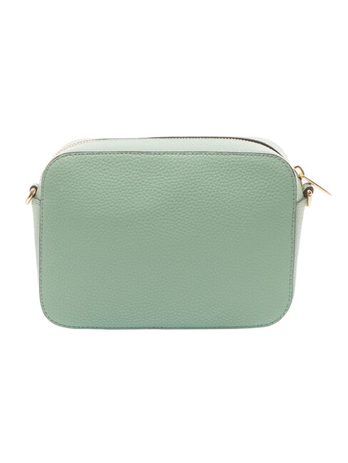 GARDENIA Camera case bag in keria print leather mineral green + ice tones - Women&rsquo;s Bags