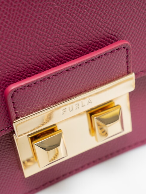 BELLA  Mini shoulder bag, in leather raspberry - Women&rsquo;s Bags