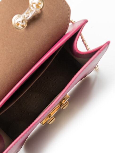 BELLA  Mini shoulder bag, in leather raspberry - Women&rsquo;s Bags