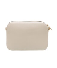 FURLA GARDENIA Camera case bag in keria print leather pearl and cognac tones - Women&rsquo;s Bags - 5